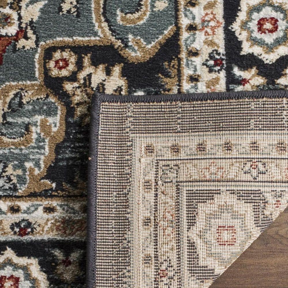 Safavieh Lyndhurst 8&#39; x 10&#39; Anthracite and Teal Area Rug, , large