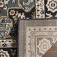 Safavieh Lyndhurst 8" x 10" Anthracite and Teal Area Rug, , large
