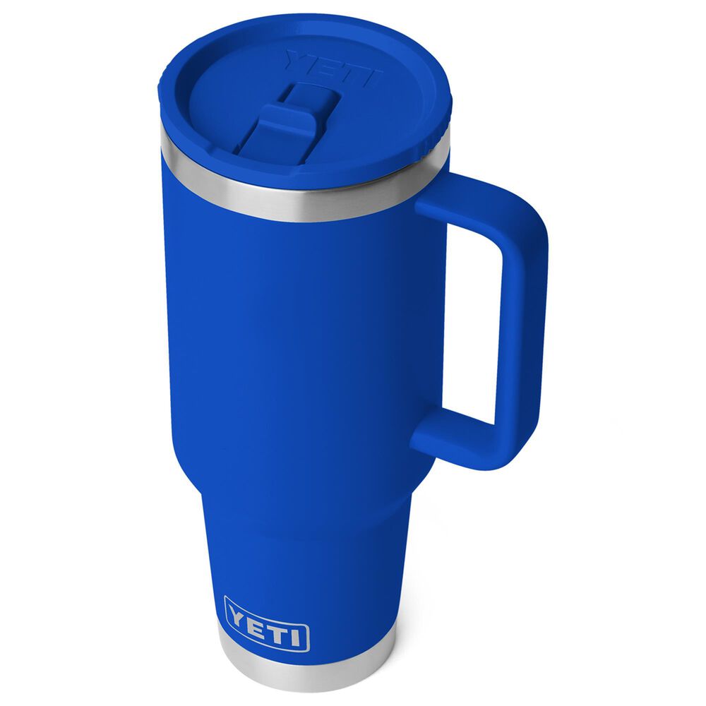 YETI Rambler 40 Oz Travel Straw Mug with Color-Matched Straw Lid in Royal Blue, , large