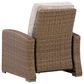 Ashley Laguna Heights Patio Push Back Recliner in Beige, , large