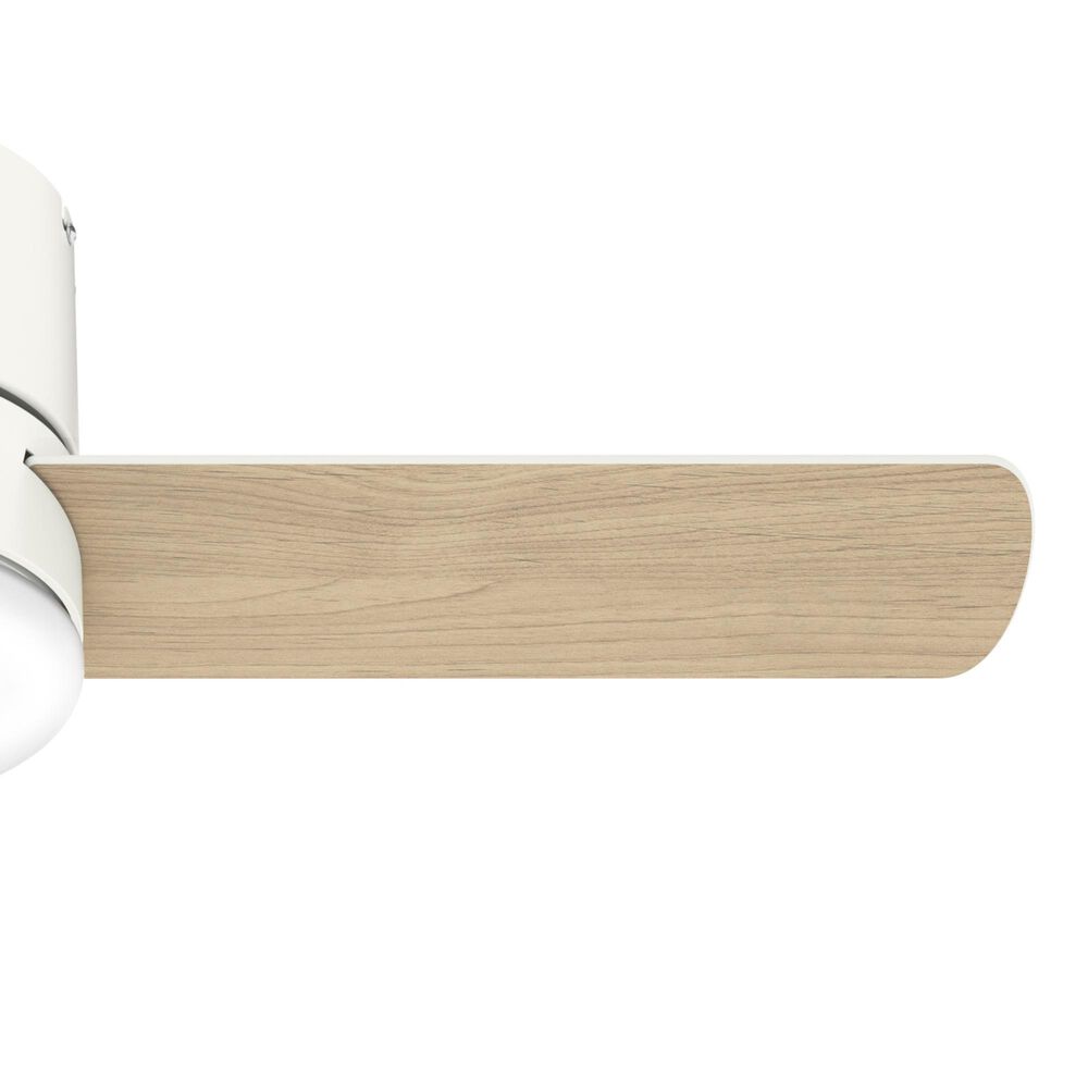 Hunter Minimus Low Profile 44&quot; Ceiling Fan with LED Light in Fresh White, , large