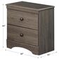 Seven Stars Mulberry Nightstand in Grey Antique, , large