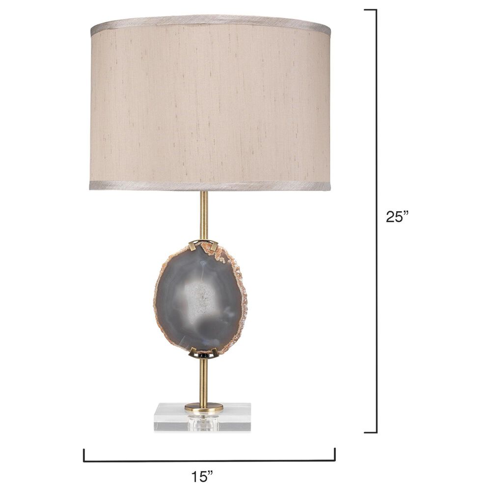 Splendor Living Ashcroft Slice Table Lamp in Lavender and Brass, , large
