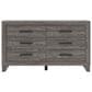 Ashley Sylveri 6-Drawer Dresser Only in Gray, , large