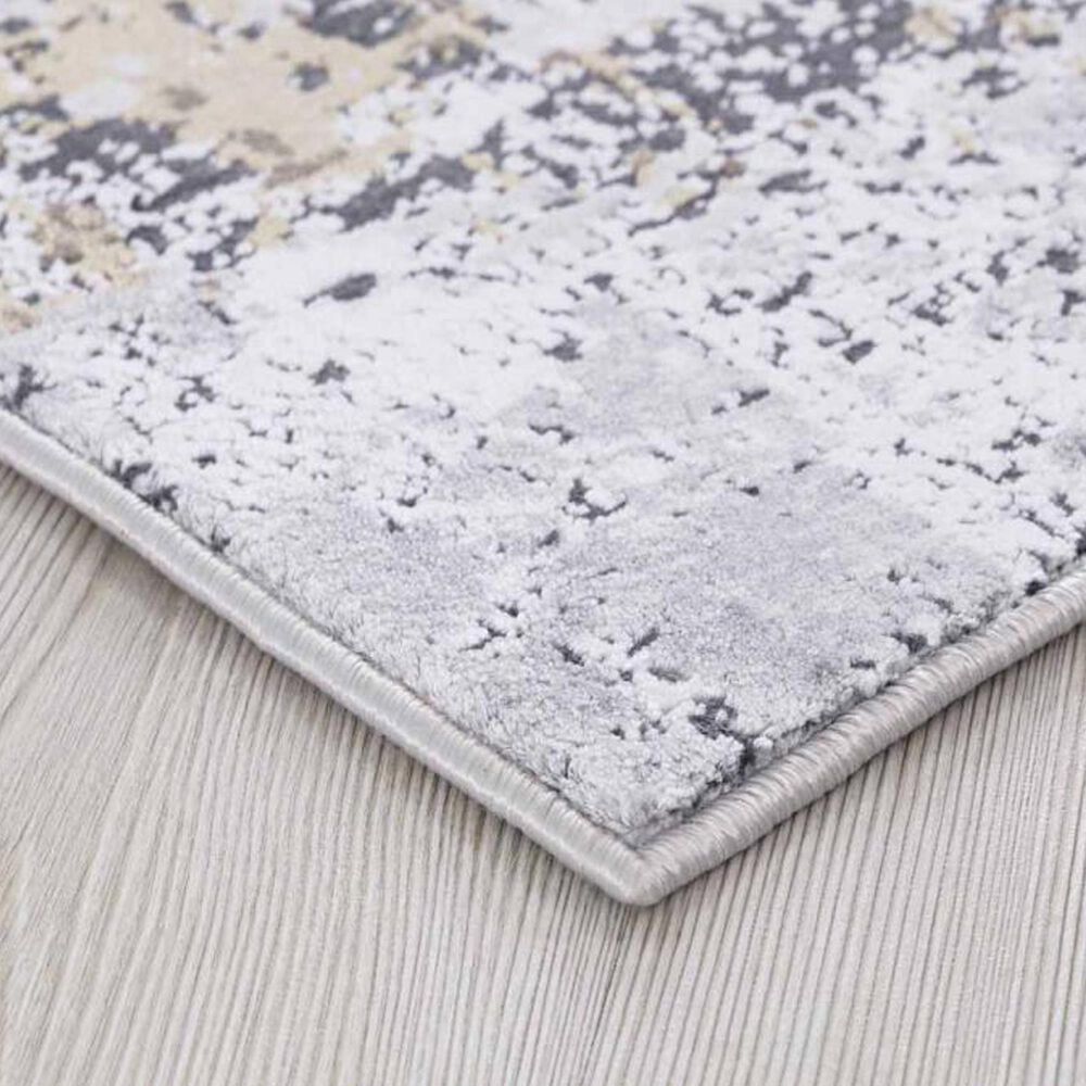 Amer Rugs Hamilton 10&#39;3&quot; x 14&#39; Gray and Gold Area Rug, , large