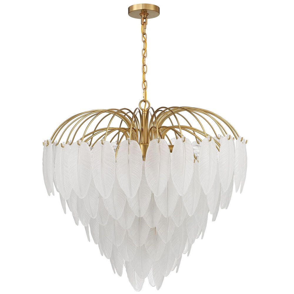 Savoy House Boa 9 Light Chandelier in Warm Brass, , large