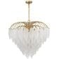 Savoy House Boa 9 Light Chandelier in Warm Brass, , large