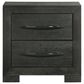 Mayberry Hill Allan 2-Drawer Nightstand in Black, , large