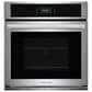 Frigidaire 2-Piece Kitchen Package with 27" Single Electric Wall Oven and 30" Gas Cooktop in Stainless Steel, , large