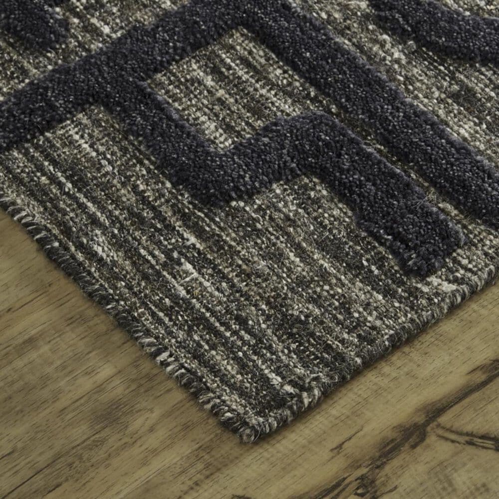 Feizy Norah 6062L 7&#39;9&quot; x 9&#39;9&quot; Black and Dark Gray Area Rug, , large