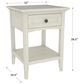Stickley Furniture Revere 1-Drawer Nightstand in Ember, , large