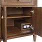 James Martin Vanities Lorelai 72"Double Vanity in Mid-Century Walnut with 3 cm Parisien Bleu Quartz Top, , large