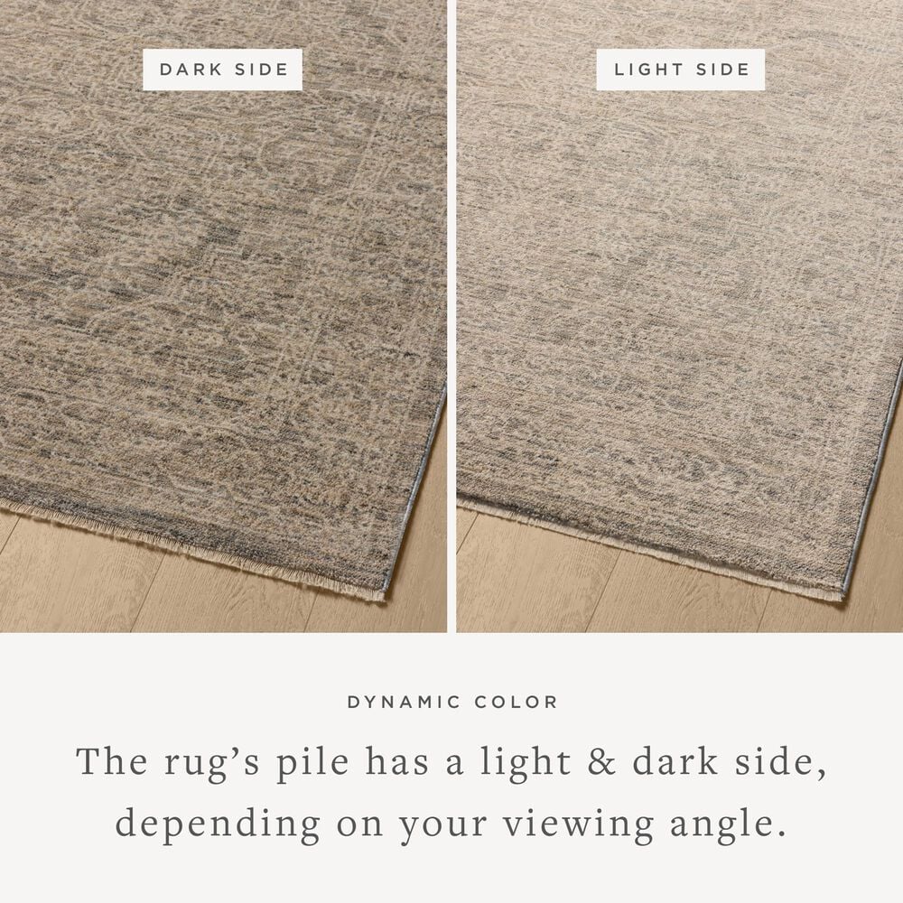 Loloi II Newman 2&#39;7&quot; x 8&#39; Slate and Natural Runner, , large