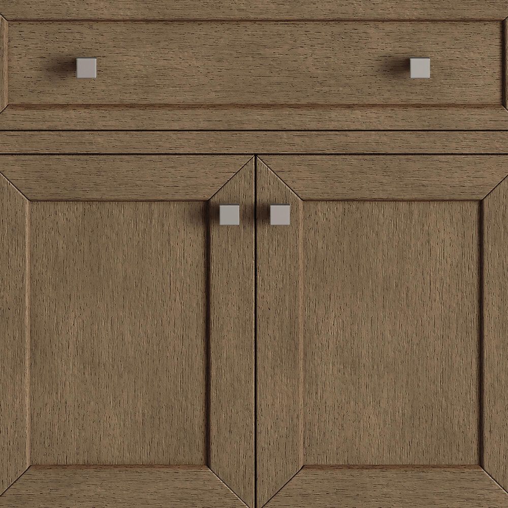 James Martin Vanities Chicago 30&quot; Single Bathroom Vanity in Whitewashed Walnut with 3 cm Parisien Bleu Quartz Top and Rectangular Sink, , large