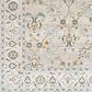 Surya Dresden Taupe, Off-White, Dusty Sage, Light Gray, Deep Teal, Olive and Mustard 5"3" Round Area Rug, , large