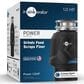 InSinkerator Power 1 HP Garbage Disposal in Black, , large