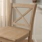 Linon Home Decor Torino X-Back Bar Stool in Grey Wash, , large
