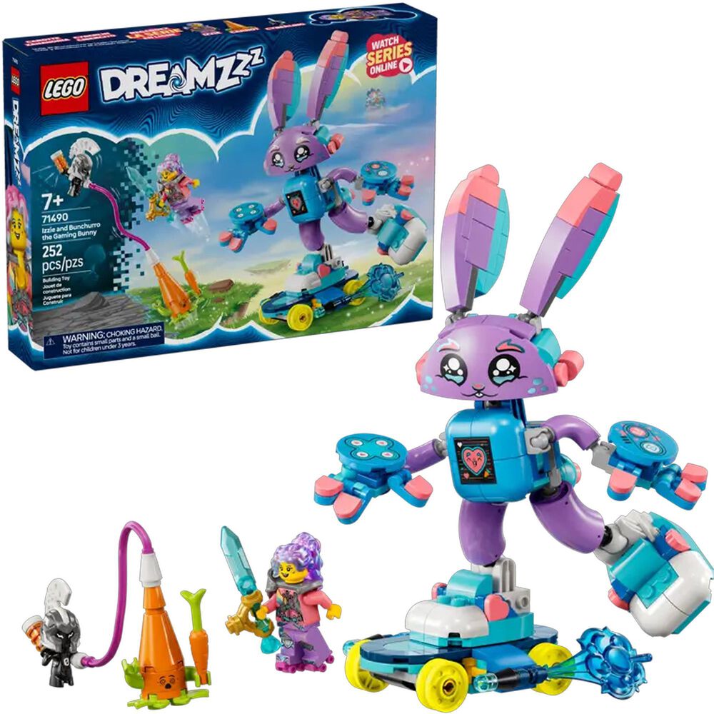 LEGO DREAMZZZ Izzie and Bunchurro the Gaming Bunny, , large