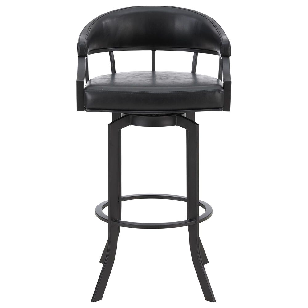 Blue River Pharaoh 26&quot; Swivel Counter Stool in Black, , large