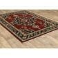 Oriental Weavers Lilihan Medallion 092R6 2" x 6" Red and Black Scatter Rug, , large