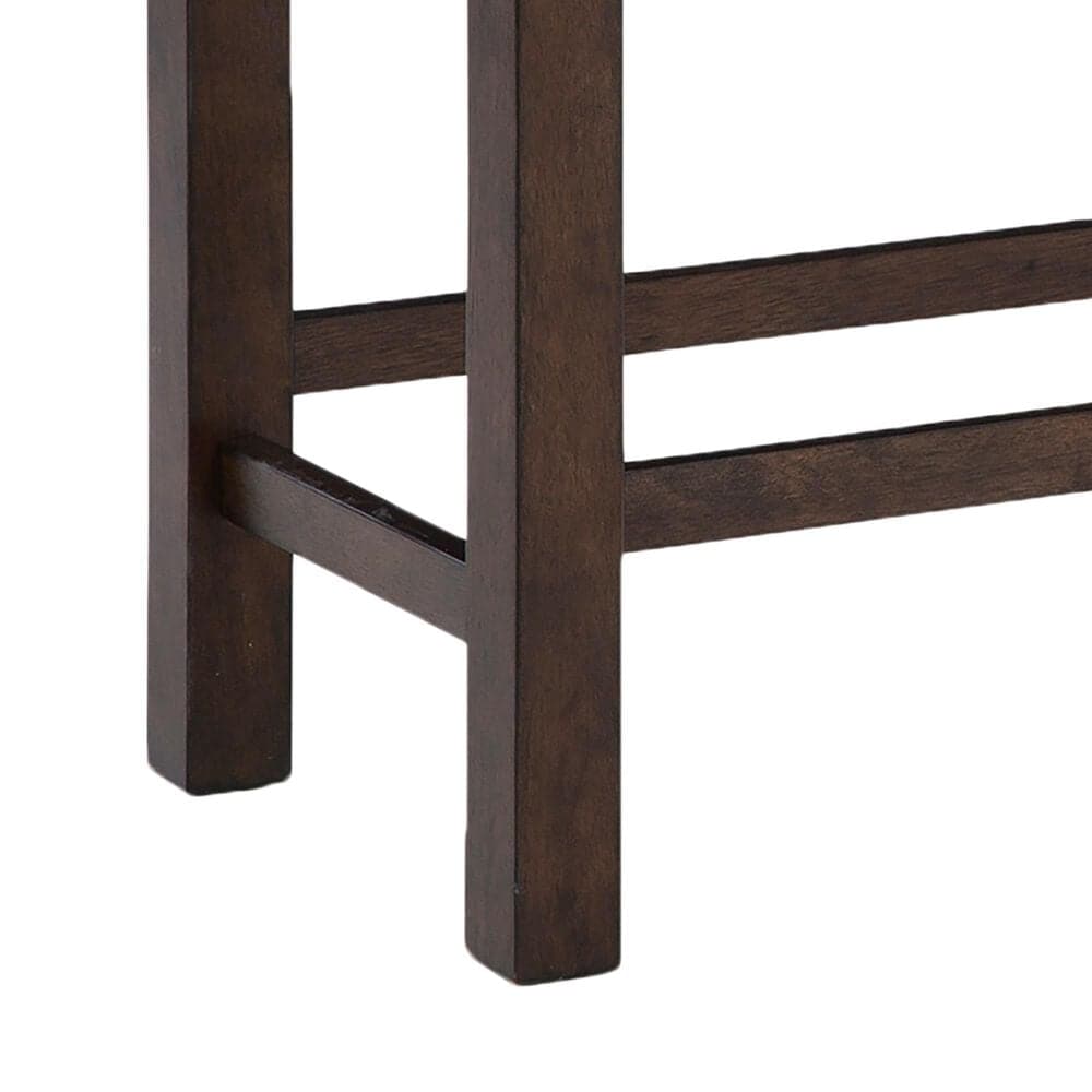 Ashley Rylandeen Counter Dining Bench in Light Brown and Dark Brown, , large