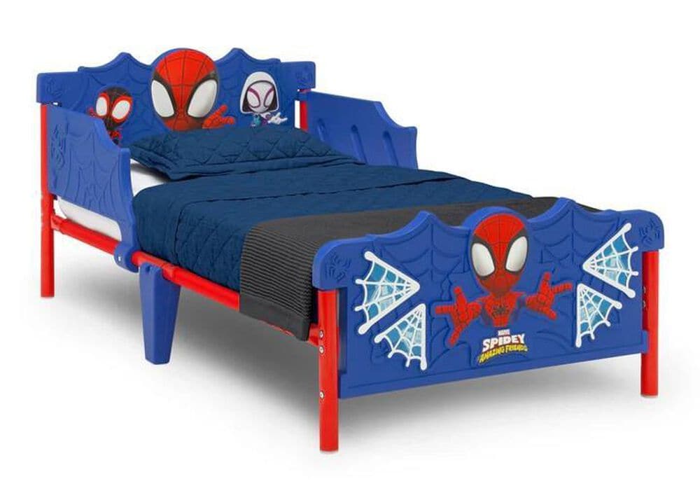 Delta Children Spidey and His Amazing Friends 3D Toddler Bed in Blue, , large