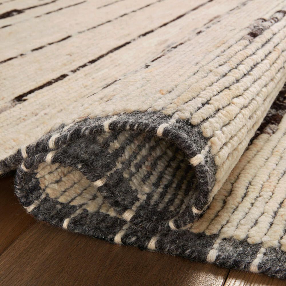 Amber Lewis x Loloi Briyana 2&#39; x 3&#39; Natural and Black Area Rug, , large