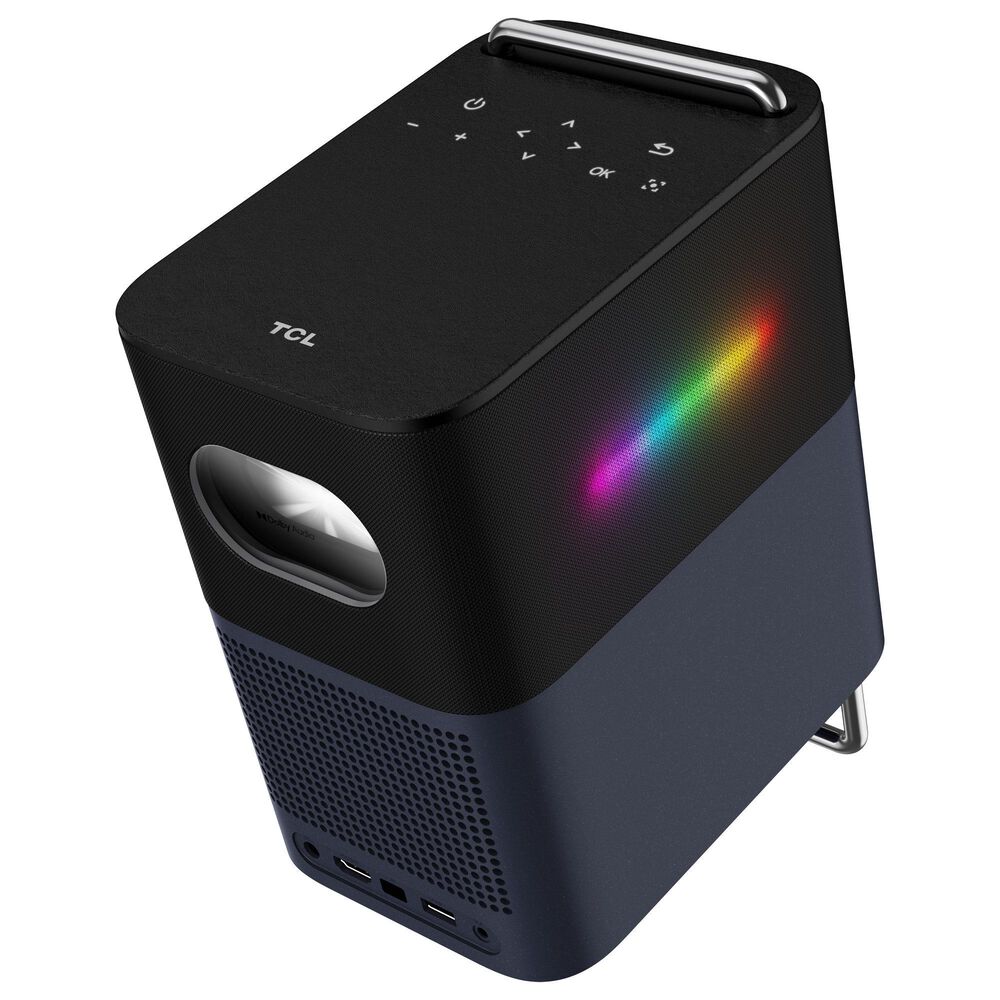 TCL Portable 1080p FHD Smart Front Projector in Black, , large