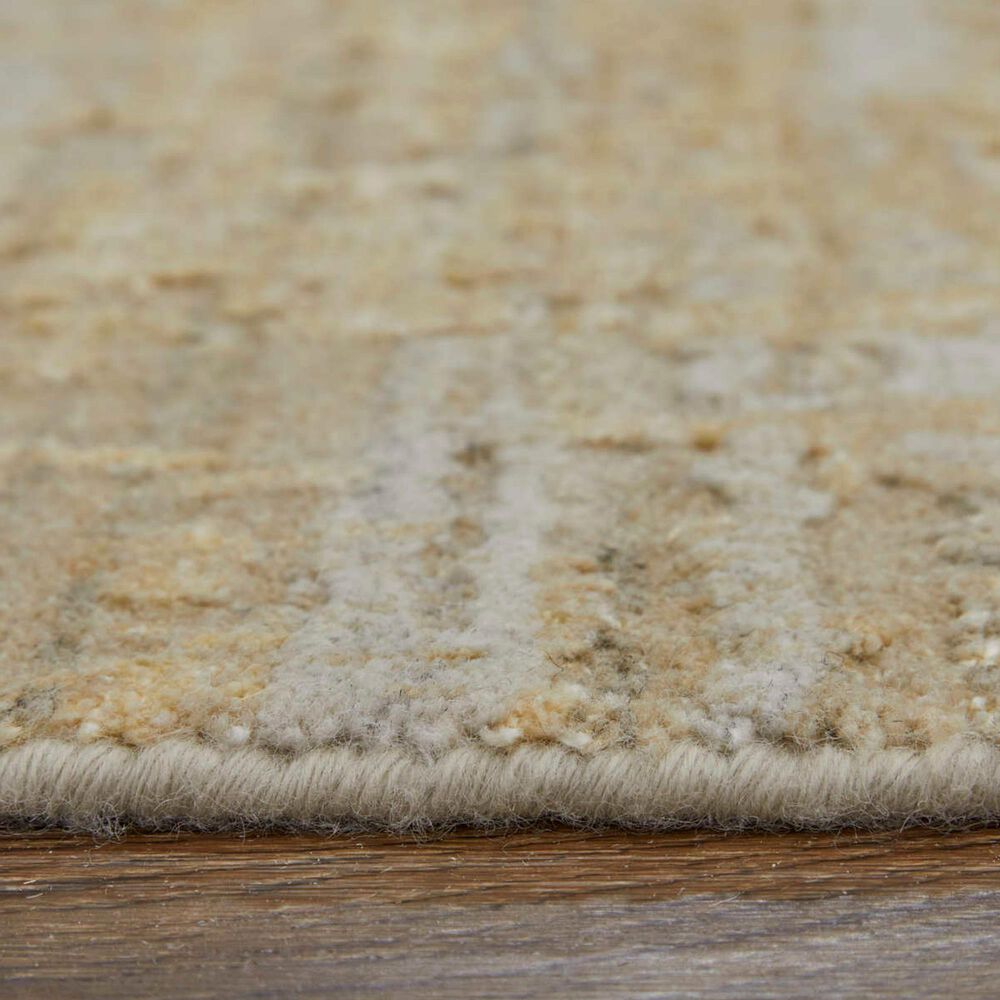 Feizy Eastfield 69FQF 2&#39; x 3&#39; Gold and Ivory Area Rug, , large