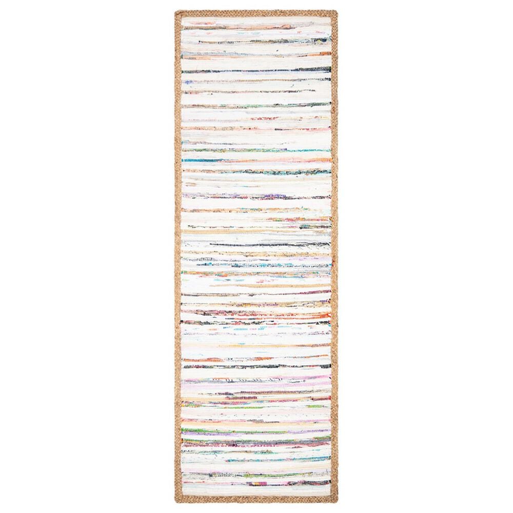 Safavieh Montauk 2'3" x 7' Grey and Natural Runner, , large