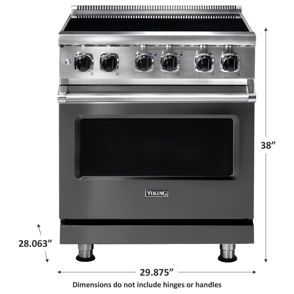 Viking Range 30&quot; Induction Range with 4 Elements in Damascus Gray, , large