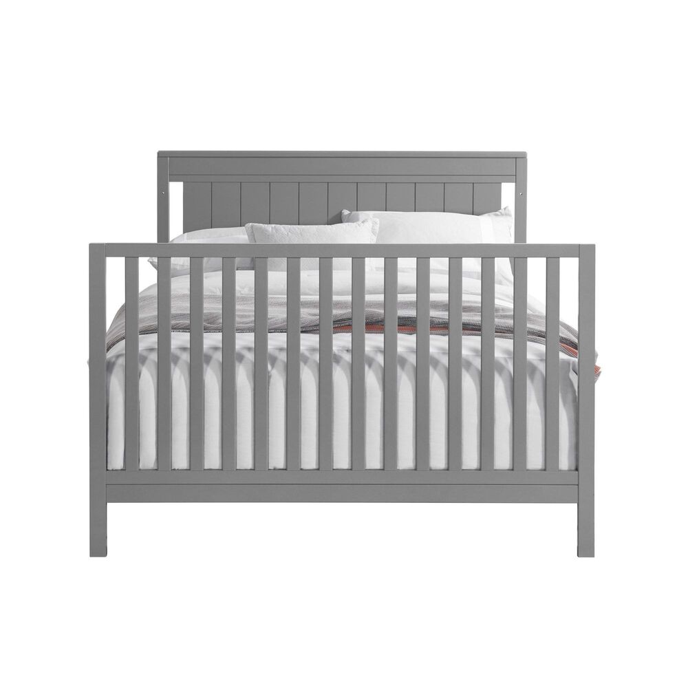 Oxford Baby Lazio 4-In-1 Convertible Crib in Dove Gray, , large