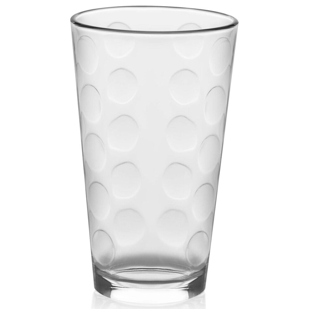 Libbey Glass Reno 16 Oz Patterned Tumbler Glass in Clear (Set of 8), , large