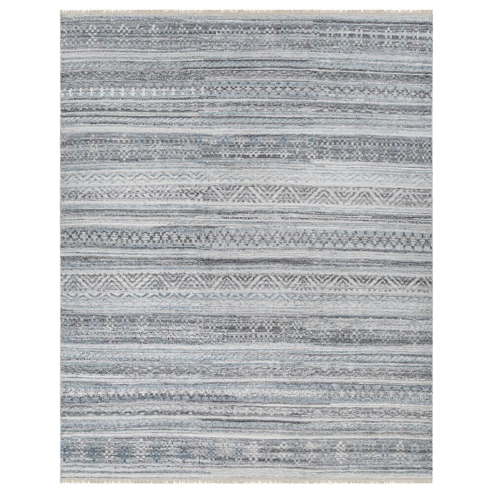 Surya Pompei Dark Blue, Slate, Black, Brown, Off-White, Blue, Sky Blue and Light Gray 10&#39; x 14&#39; Area Rug, , large