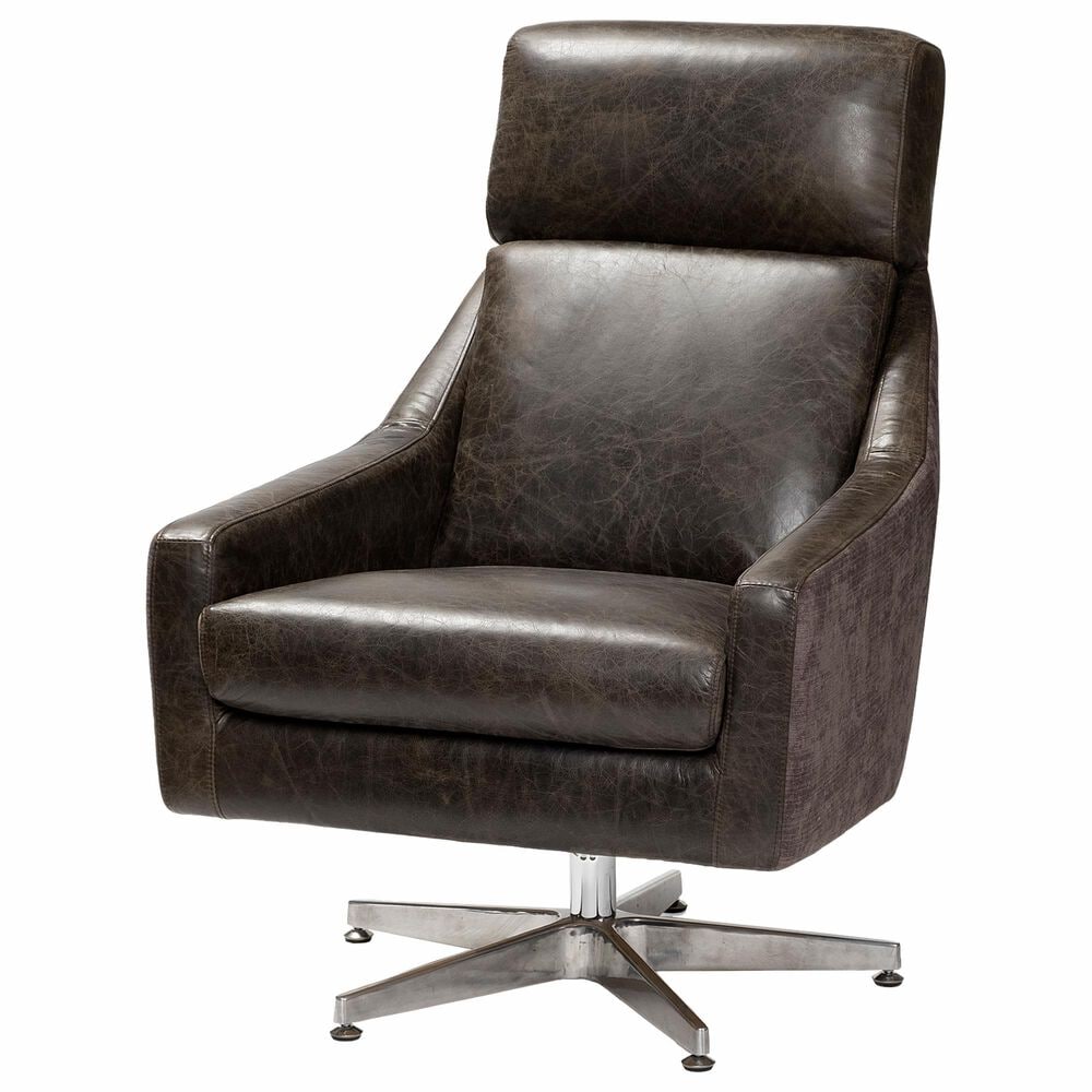 Mercana Abbott Swivel Chair in Brown, , large