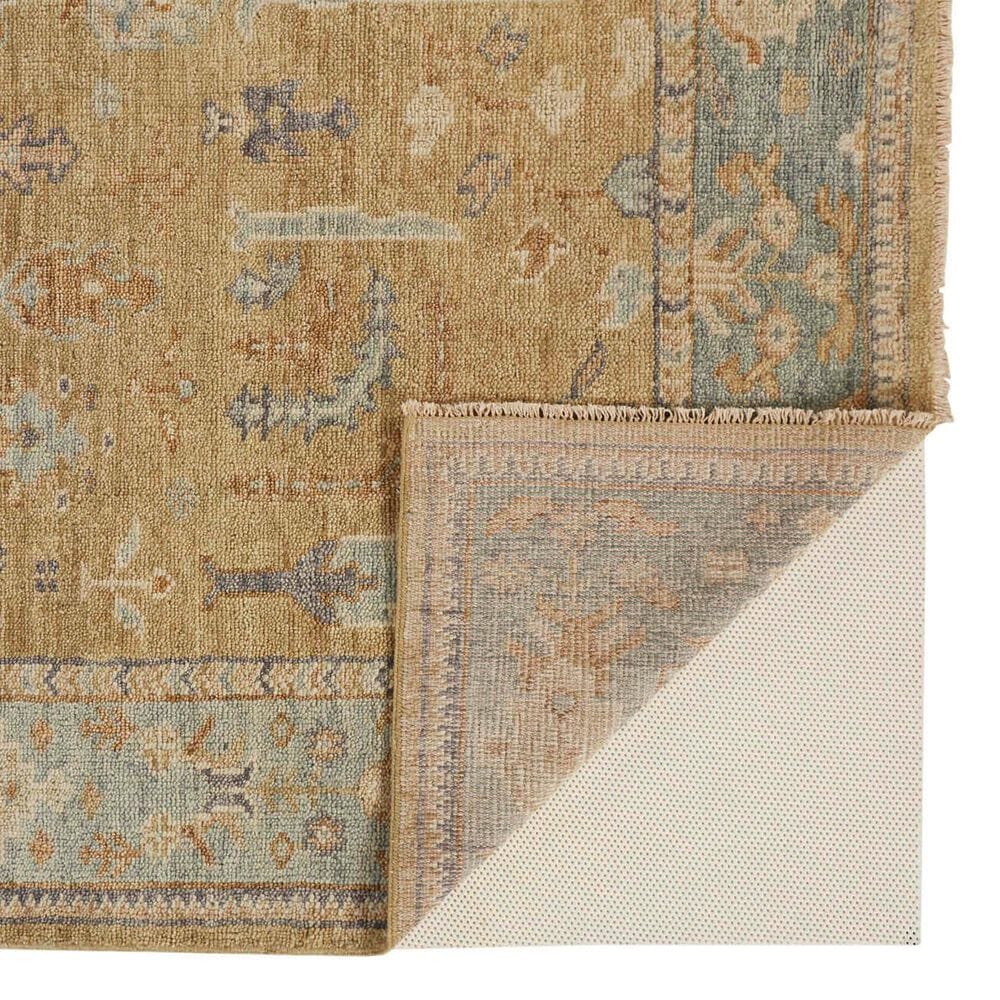 Feizy Carrington 7&#39;9&quot; x 9&#39;9&quot; Gold and Light Blue Area Rug, , large