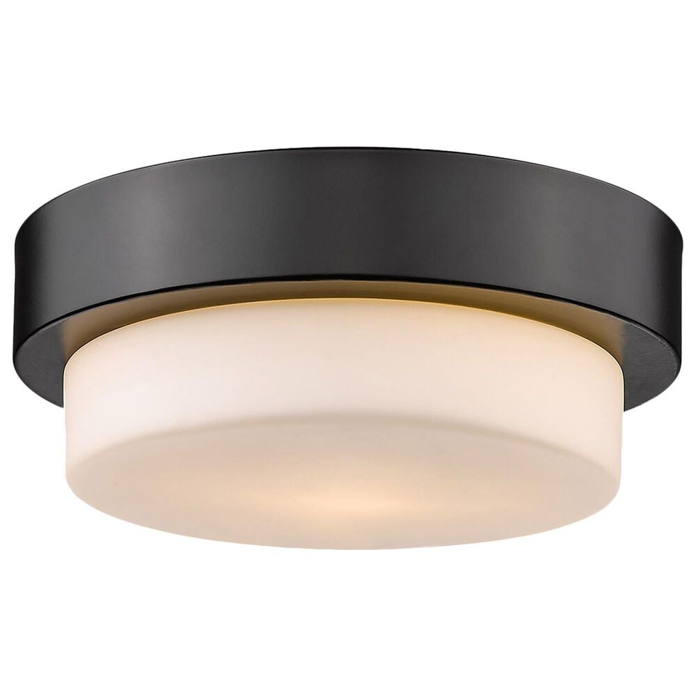 Golden Lighting Multi-Family 8.5" Flush Mount in Matte Black, , large