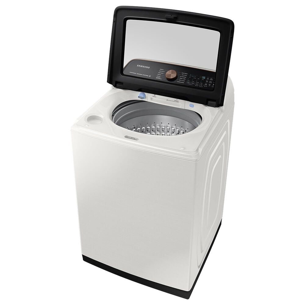 Samsung 5.5 Cu. Ft. Smart Top Load Impeller Washer and 7.4 Cu. Ft. Electric Dryer in Ivory, , large