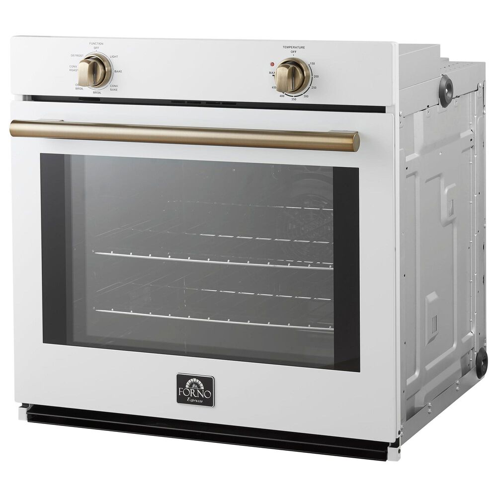 Forno Vomero 30" Single Electric Wall Oven in White, , large