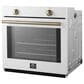 Forno Vomero 30" Single Electric Wall Oven in White, , large