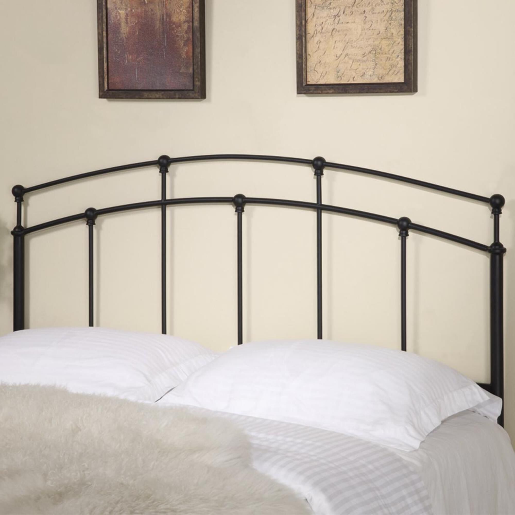 Metal headboard sale full size bed