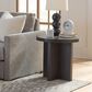 Flexsteel Waterfall Round End Table in Ebony, , large