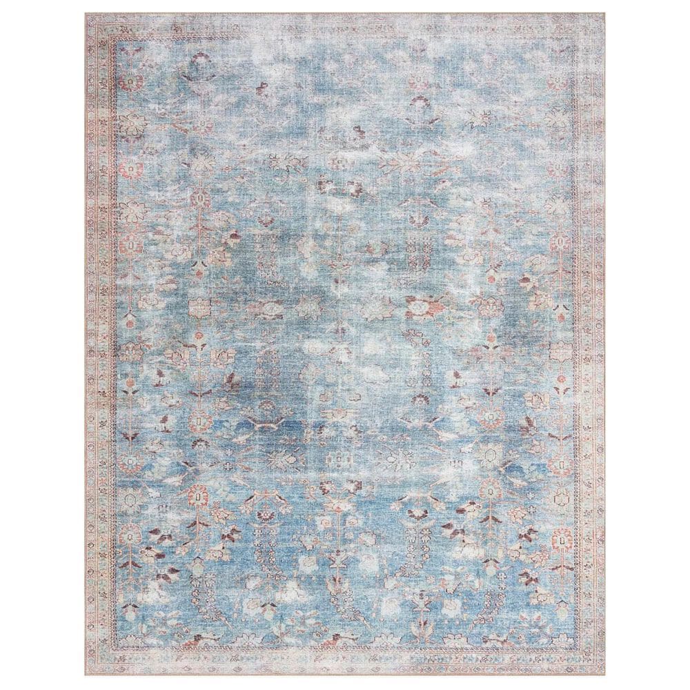 Loloi II Wynter WYN-06 5" x 7"6" Teal/Multi Area Rug, , large