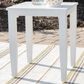 Linon Home Decor Claiborne Square Side Table in White, , large