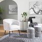Lumisource Cinch 2-Piece Nesting Ottoman Set in Silver, , large