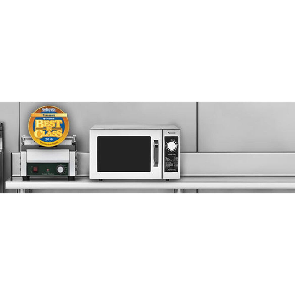 Panasonic 0.8 Cu. Ft. Countertop Microwave Oven in Stainless Steel, , large