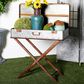 Maple and Jade Accent Table in Grey and Warm Brown, , large