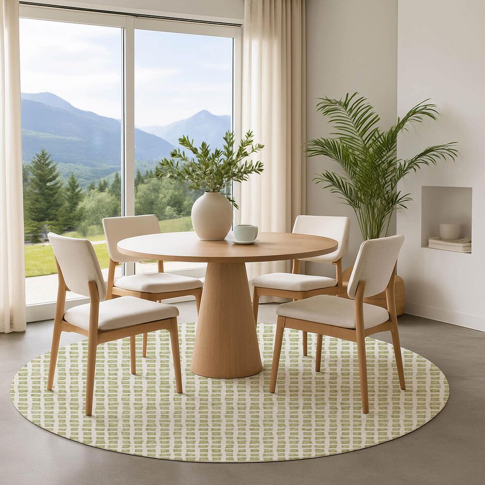 Dalyn Rug Company The Reserve TR4 Aloe 8&#39; Round Indoor/Outdoor Area Rug, , large