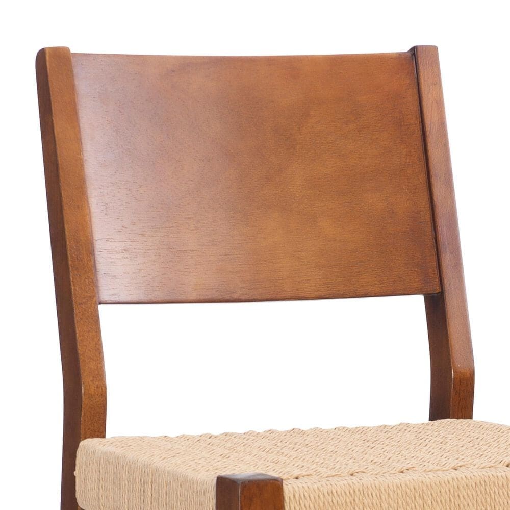 Linon Home Decor Cadence Bar Stool in Brown and Natural (Set of 2), , large