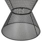 Hearth and Haven Nevada Round Patio Side Table in Matte Black, , large